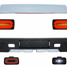 Bara Spate cu Eleron Portbagaj Stopuri Full LED si Lampa Ceata si MERCEDES Benz W463 G-Class (1989-2015) Semnalizare Dinamica Performance AutoTuning