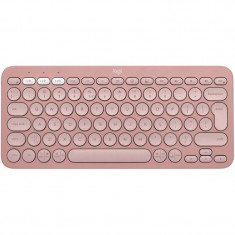 Tastatura Bluetooth Logitech Pebble Keys 2 K380s, Multi-Device, Tonal Rose