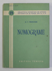 NOMOGRAME de M.V. PENTKOVSKI , 1956 foto