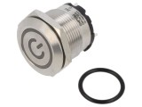 Comutator anti-vandalism verde 20A/220VAC