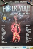 Folk You Vama Veche 2016 Afis poster vechi de colectie