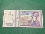 Bancnota 5000 lei mai 1993 necirculată