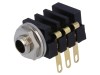 SCHURTER Conector Mama Jack 3.5mm Stereo 6 Terminale pentru Montare pe Panou