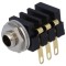 Conector Jack 3,5mm Stereo, 6 terminale