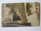 Rară! Carte poștala fantazie satirică Napoleon Bonaparte,necirculată aprox.1900
