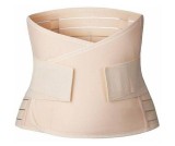 Brau Medical Lombar 2in1, Centura Abdominala, Bej, Suport Spate, Postnatala, Recuperare, Material Respirabil, Velcro, Diverse Marimi