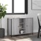 vidaXL Servantă, gri sonoma, 100x35x70 cm, lemn compozit 835517