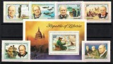 LIBERIA 1974 - Mari oameni politici, Sir Winston Churchill, 100 de ani de la nastere / serie completa+colita MNH, Nestampilat