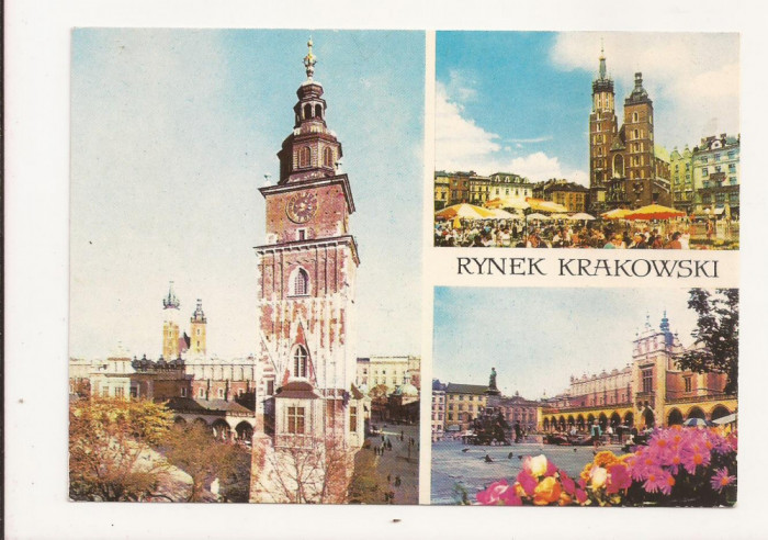 FS2 - Carte Postala - POLONIA - Cracovia , Piata Cracoviei, necirculata 1971