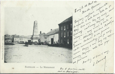 AMS* - CP BAZEILLES - LE MONUMENT 1903 CIRCULATA, TUNISIA foto