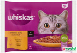 Cumpara ieftin Hrana Umeda pentru Pisici, Selectii din Carne de Pasare in Aspic, 4 x 85 g, Whiskas
