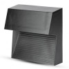 CORP ILUMINAT LED STEPLIGHT MONTAJ SCARA/PERETE 3W 4000K - NEGRU, V-TAC