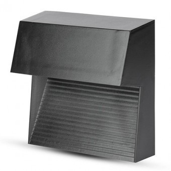 CORP ILUMINAT LED STEPLIGHT MONTAJ SCARA/PERETE 3W 4000K - NEGRU foto