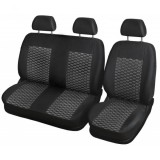 Huse Scaune pentru IVECO DAILY 2006-2011 Microbuze Negru Piele