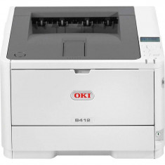 Imprimanta laser alb-negru Oki B412dn A4 White foto