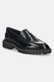 Gant mocasini de piele Ivyhill culoarea negru, cu toc plat, 31531117