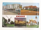 FA114 -Carte Postala- BELGIA - Knokke , circulata 1987