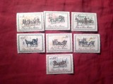 Serie San Marino 1969 - carute cu cai - transport - , 7 valori