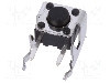 Microintrerupator 6x6x3.5mm, (ON)-OFF, SPST, ALPS - SKHHLMA010 foto
