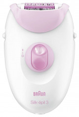 Epilator Braun SE3270 Wbox 20 de pensete Smartlight Roz foto