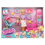 Papusa Dreameez, Baby Nursery, 25 piese