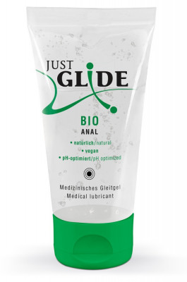 Lubrifiant pe baza de apa, Just Glide, Anal, Bio, Vegan 50 ml foto