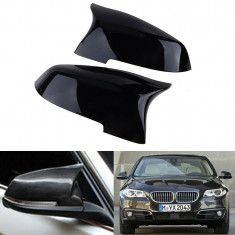 Set Carcase Capace Oglinzi Bmw Seria 7 F01, F02 2013-2015 M Look Gloss Black 8030 Negru