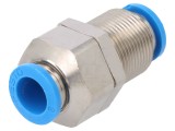 Racord Push-In Filetat Alamă Nichelată 0,95-6 bar