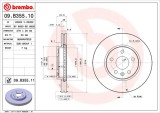 BREMBO 09.B355.11 PRIME LINE - UV Coated Disc frana