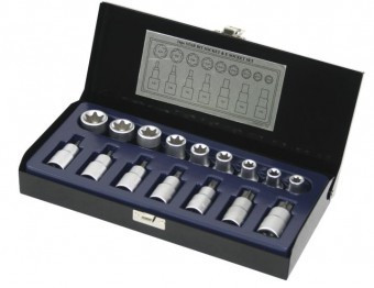 Set tubulare cu biti 16 pcs. 1/2&amp;quot;, TopMaster foto