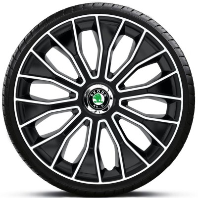 Set 4 Capace Roti Autohelix MSA&amp;reg;, potrivite jantelor de R15, pentru Skoda, model VOLTEC PRO foto
