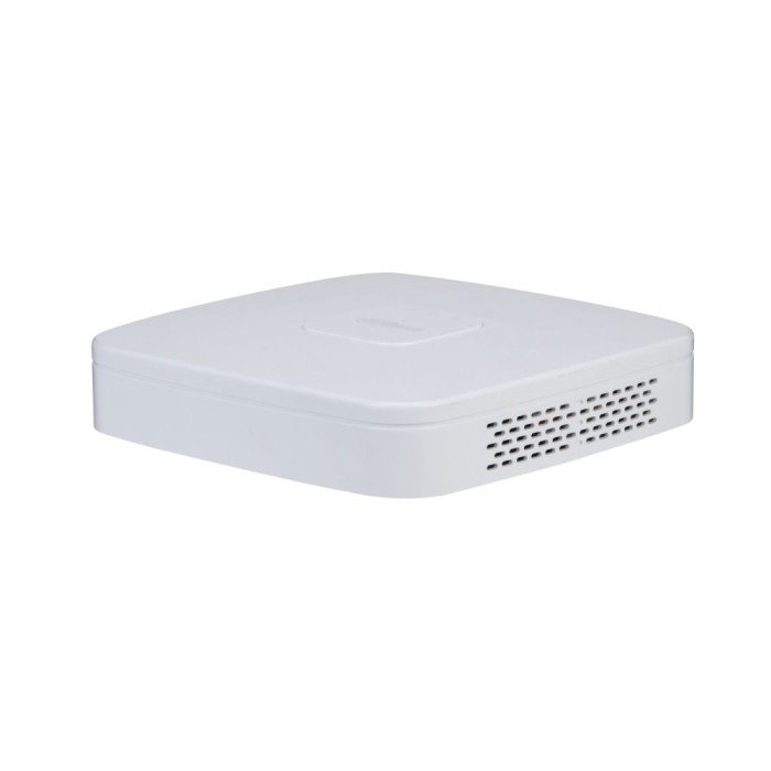 NVR Smart Dahua Eco Series, 4 canale, pana la 12MP, 1 x Sata, SMD Plus, Smart H.265+, ONVIF, latime de banda 80Mbps, Protectie perimetru, Fara PoE Saf