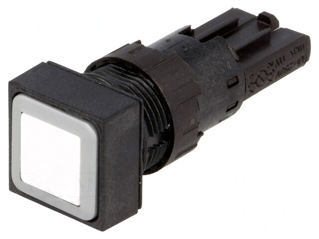 Comutator de Apăsare 16mm Alb Poziție 2