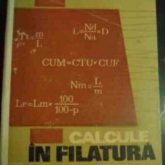 Calcule In Filatura Manual Pentru Licee De Specialitate - N. Badan P. Popescu M. Manolescu-chivu ,540001