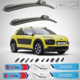 Cumpara ieftin Ștergătoare Citroen C4 Cactus (2014&ndash;2018) Flat | Set Față &ndash; TeamCar&reg;