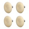 Picior pentru mobila &Oslash; 36 mm, filet M6 x 12 mm, crem, 4 buc / set