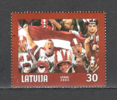 Letonia.2004 C.M de hochei pe gheata Riga SL.347 foto