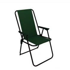 Scaun pliabil, verde negru
