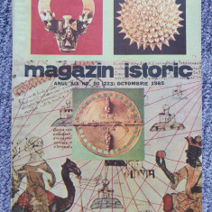 Revista Magazin Istoric Nr 10(223) Oct 1985. 64 pag, stare f buna