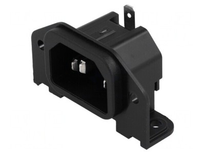 Conector alimentare AC soclu tată 10A 250V foto