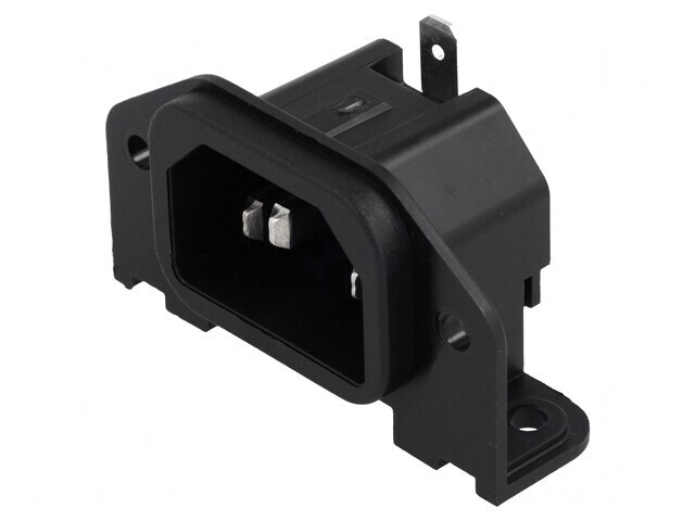 Conector alimentare AC soclu tată 10A 250V