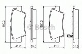 Set placute frana,frana disc HYUNDAI i30 Cupe (2013 - 2016) BOSCH 0 986 494 557