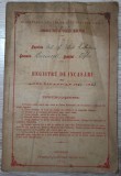 Registru de incasari al Parohiei Bisericii Sf. Dumitru Colentina 1922-1923