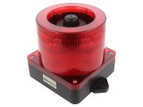 Semnalizator Luminos și Acustic LED Roșu 10-30V IP66