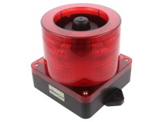 Semnalizator Luminos și Acustic LED Roșu 10-30V IP66