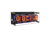 Ceas Nixie cu tuburi IN-12, iluminare RGB in 7 culori, modul DS3231, data, ora, carcasa acril transparent, Micro USB