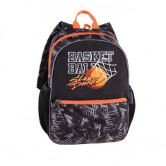 Ghiozdan gradinita pentru baieti Junior Basket Ball,35x28x12 cm