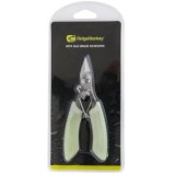Foarfeca Ridge Monkey Tip Cleste Nite-glo Braid Scissors