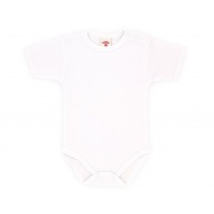 Body alb cu manecute scurte (Marime Disponibila: 3 ani)