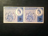 Serie 1 valoare x2 Pereche - Gibraltar 1966 - Our Lady of Europa